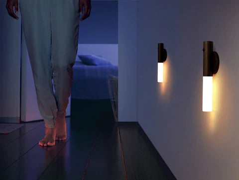 Motion-Sensing Wooden Night Lamp