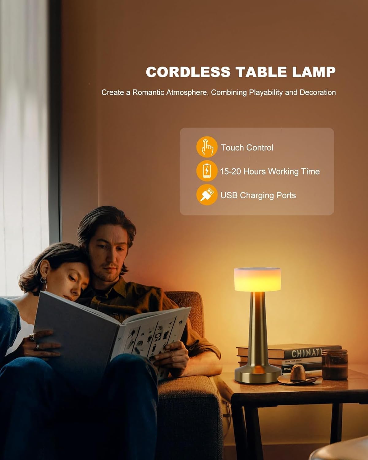 Cordless LED Touch Lamp